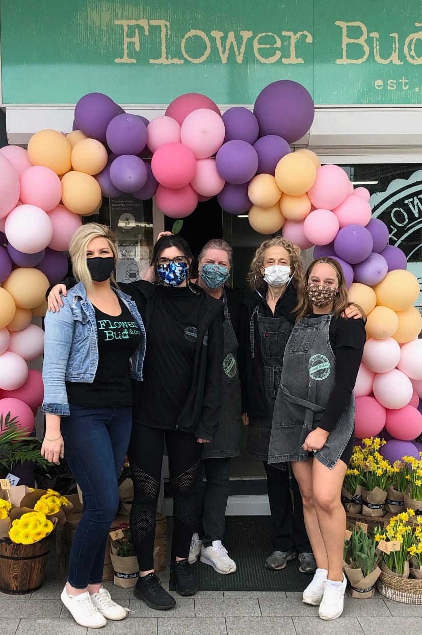 Inside the Flower Bud and Co shop in Wollongong